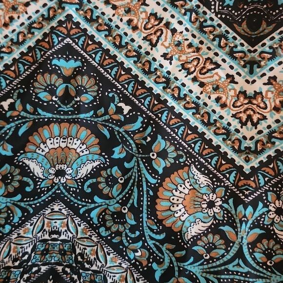 Espresso Dressy Patterned Tank Blouse - Picture 2 of 3